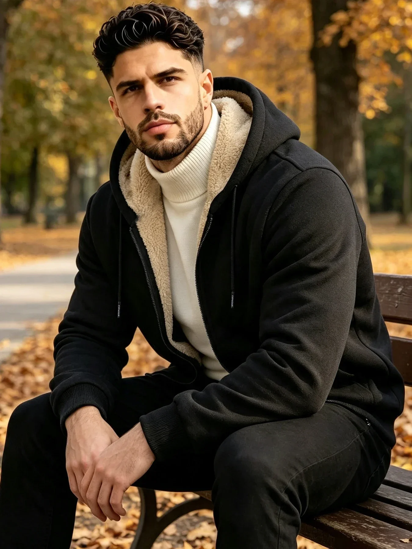 Men's Sherpa Fleece Hoodie Jac - Sherpa Hoodie Fleece review and price