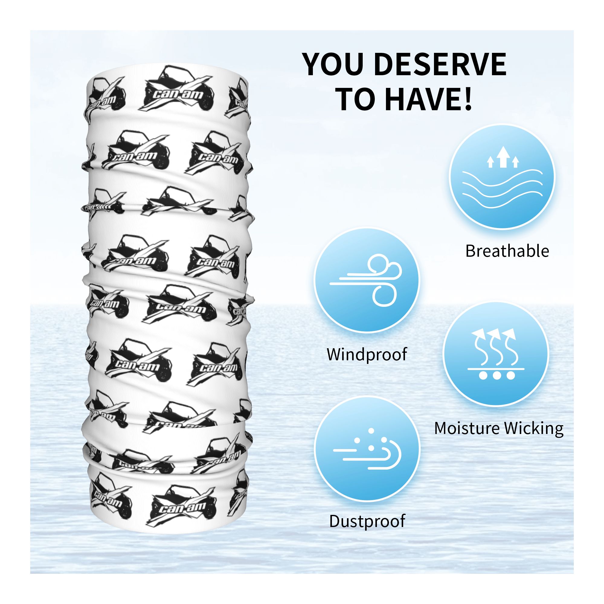 Custom Can Am Bandana Winter N - Neck Gaiter Fleece review and price