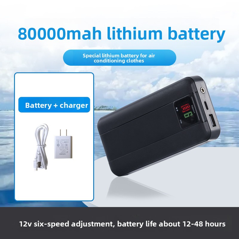 Large Capacity 80000mAh Powerb - Heated Vest Battery review and price
