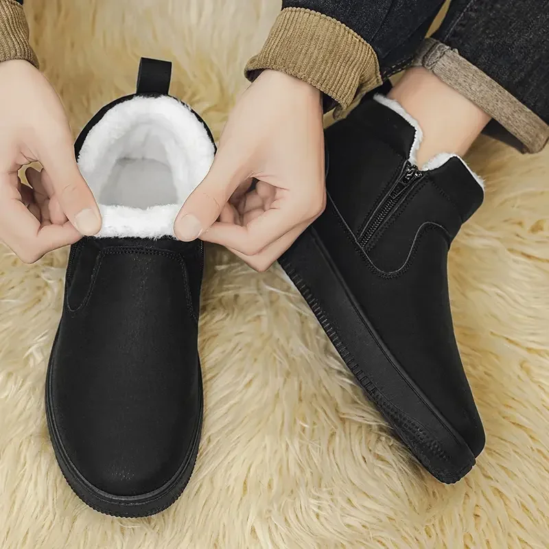 Slip on Fleece Lined Boots Com - Waterproof Winter Boot review and price