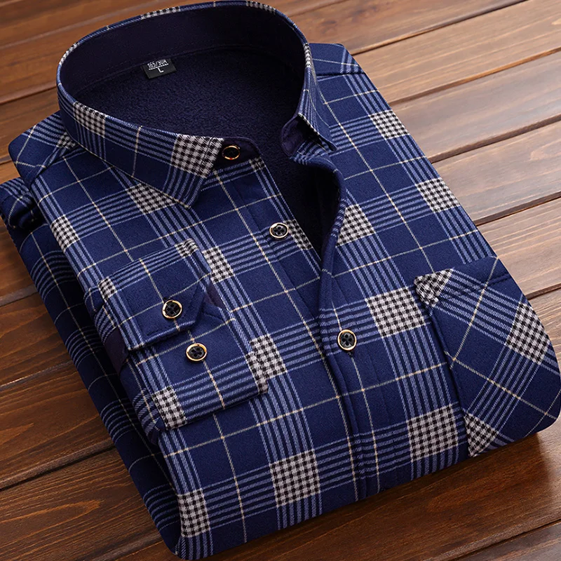 Men Fleece Shirt 2026 Autumn W - Flannel Shirt Lined review and price