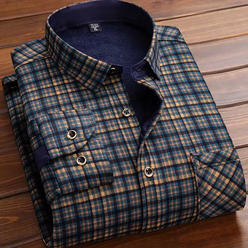 Men Fleece Shirt 2026 Autumn W - Flannel Shirt Lined review and price