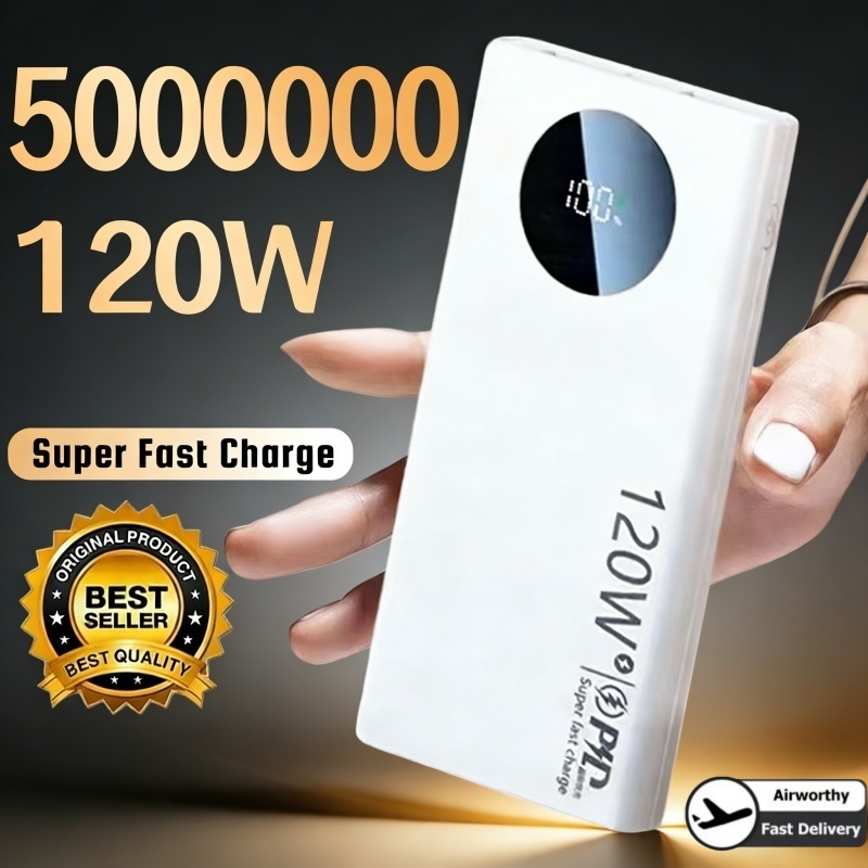 500000mAh Power Bank 120W Supe - Heated Vest Battery review and price