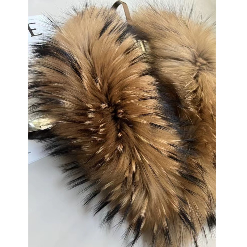Raccoon Fur Collar Female Wint - Shawl Wrap Winter review and price