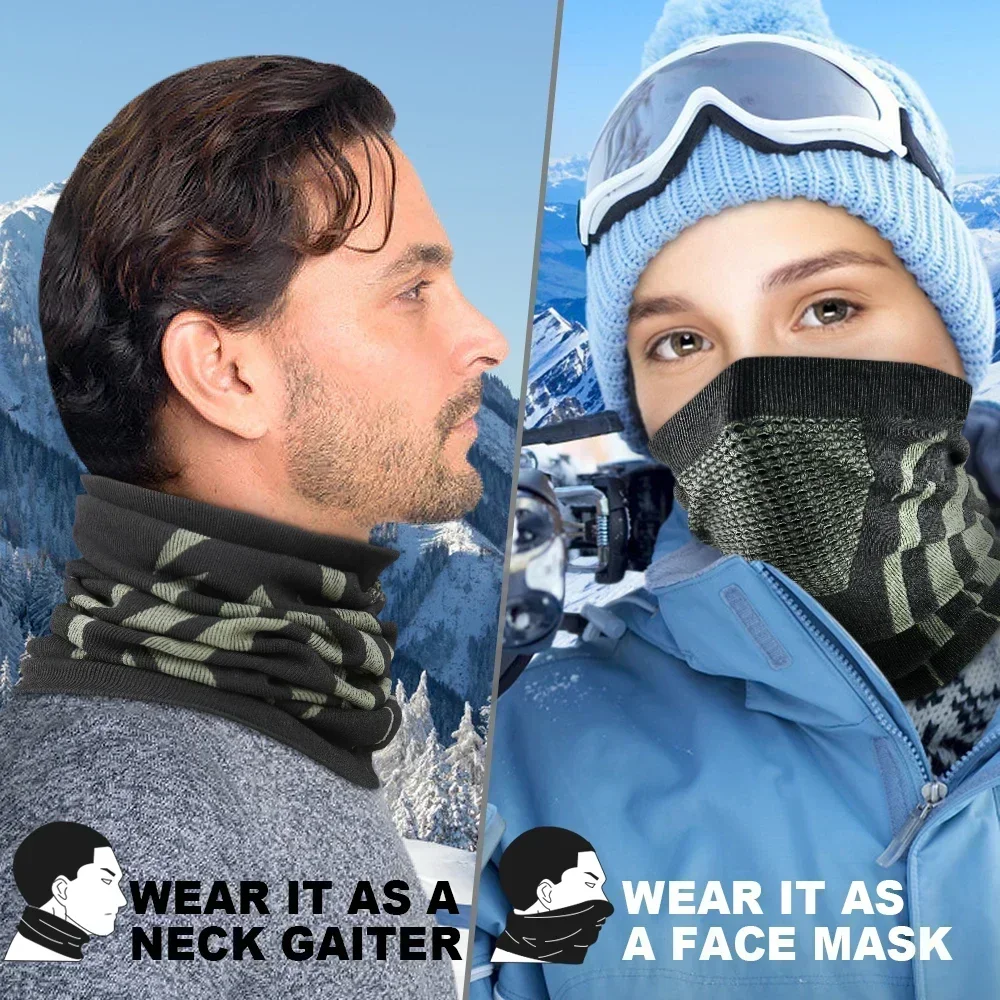 Winter Ring Tube Soft Bandana  - Neck Gaiter Fleece review and price