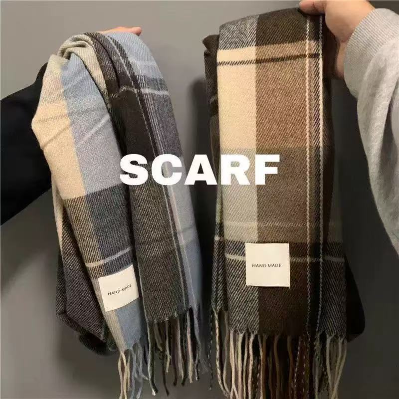 1 pc Fashionable and warm Brit - Wool Scarf Men review and price